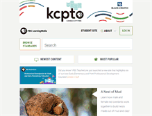 Tablet Screenshot of kcpt.pbslearningmedia.org