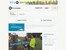 Tablet Screenshot of klru.pbslearningmedia.org