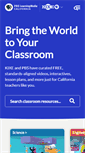 Mobile Screenshot of iptv.pbslearningmedia.org