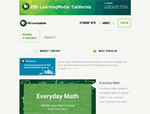 Tablet Screenshot of ca.pbslearningmedia.org